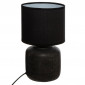 Lampe à Poser Déco "Salta" 26cm Noir|Lampes à poser|Paris Prix