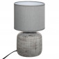 Lampe à Poser Déco "Salta" 26cm Gris|Lampes à poser|Paris Prix
