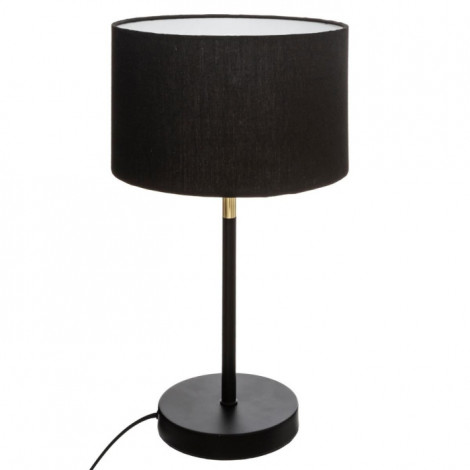 Lampe à Poser Design "Jule" 42cm Noir & Or|Lampes à poser|Paris Prix