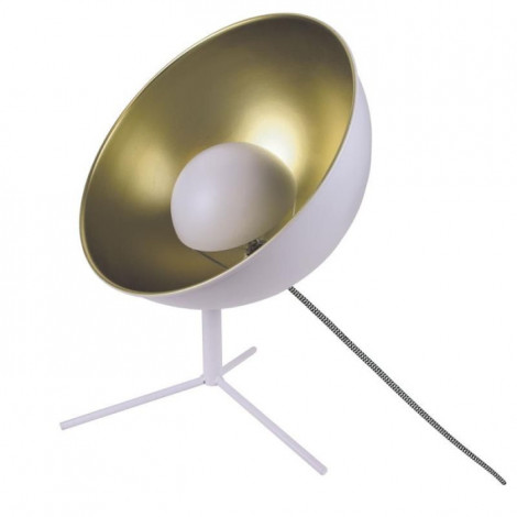 Lampe à Poser Design "Cinéma" 45cm Blanc|Lampes à poser|Paris Prix