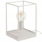 Lampe à Poser "Une Ampoule" 30cm Blanc|Lampes à poser|Paris Prix