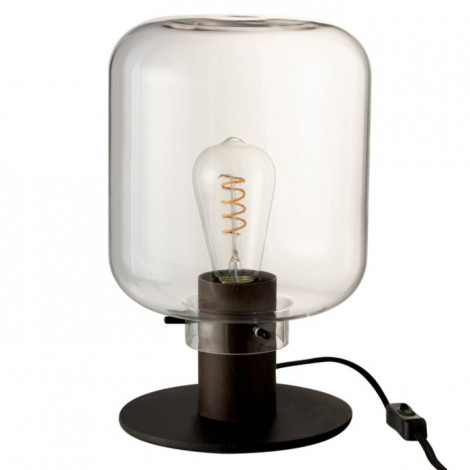 Lampe à Poser Design "Kiyu" 31cm Transparent|Lampes à poser|Paris Prix