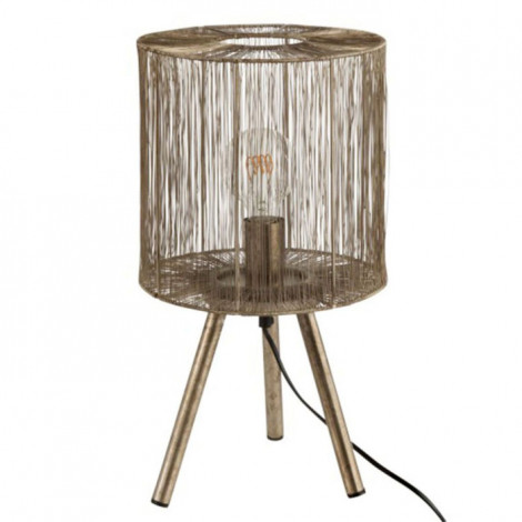 Lampe à Poser Trépied "Lofty" 45cm Rouille|Lampes à poser|Paris Prix