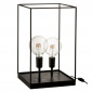 Lampe à Poser "Deux Ampoules" 51cm Noir|Lampes à poser|Paris Prix
