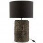 Lampe à Poser Béton & Coton "Scratch" 68cm Gris|Lampes à poser|Paris Prix