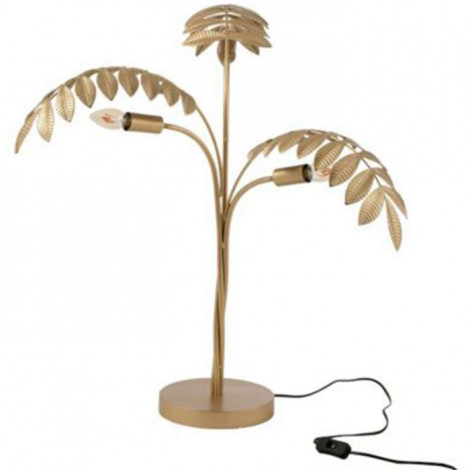 Lampe à Poser Design "Palmier" 67cm Or|Lampes à poser|Paris Prix