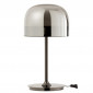 Lampe à Poser Verre & Métal "Topja" 44cm Argent|Lampes à poser|Paris Prix