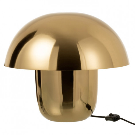 Lampe à Poser Design "Champignon" 40cm Or|Lampes à poser|Paris Prix