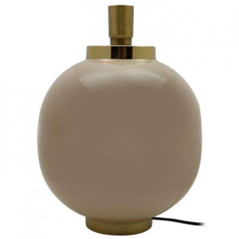 Lampe à Poser Design "Arto" 38cm Taupe & Or|Lampes à poser|Paris Prix