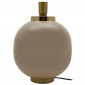 Lampe à Poser Design "Arto" 38cm Taupe & Or|Lampes à poser|Paris Prix