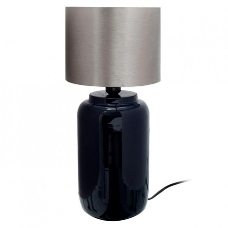 Lampe à Poser Design "Tino" 43cm Bleu & Argent|Lampes à poser|Paris Prix