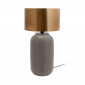 Lampe à Poser Design "Arto" 57cm Gris & Or|Lampes à poser|Paris Prix