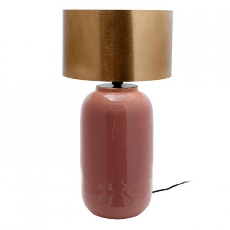 Lampe à Poser Design "Arto" 57cm Rose & Or|Lampes à poser|Paris Prix