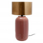 Lampe à Poser Design "Arto" 57cm Rose & Or|Lampes à poser|Paris Prix