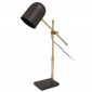 Lampe à Poser Industriel "Celeste" 54cm Noir & Or|Lampes à poser|Paris Prix