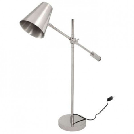 Lampe à Poser Industriel "Celeste" 74cm Argent|Lampes à poser|Paris Prix