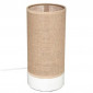Lampe à Poser Design "Elva" 27cm Beige|Lampes à poser|Paris Prix