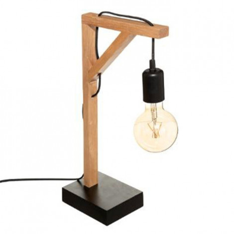 Lampe à Poser Design "Wild" 46cm Noir & Naturel|Lampes à poser|Paris Prix