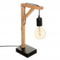 Lampe à Poser Design "Wild" 46cm Noir & Naturel|Lampes à poser|Paris Prix