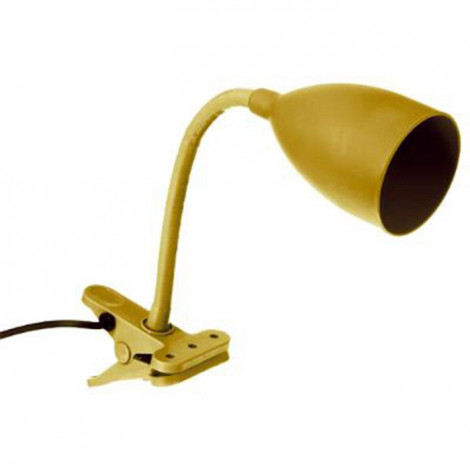 Lampe Pince Design "Sily" 43cm Jaune Ocre|Lampes à poser|Paris Prix