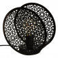Lampe à Poser Ronde "Lonzo" 22cm Noir|Lampes à poser|Paris Prix
