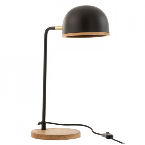 Lampe de Bureau Design en Métal "Evy" 48cm Noir|Lampes à poser|Paris Prix