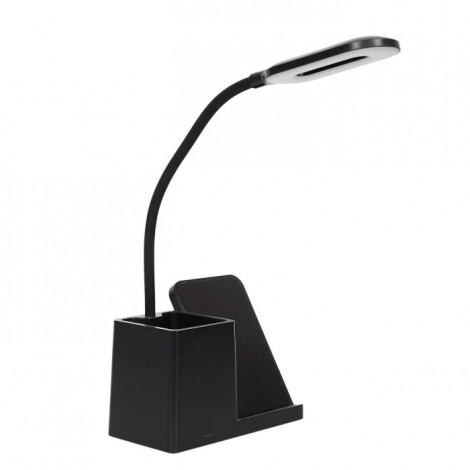 Lampe de Bureau Flexible "Multifonction" 44cm Noir|Lampes à poser|Paris Prix