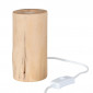 Pied de Lampe en Bois "Silas" 16cm Naturel|Lampes à poser|Paris Prix