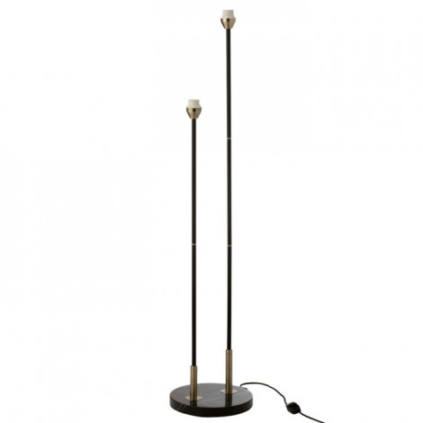 Pied de Lampe à Poser "Bollie" 140cm Noir|Lampes à poser|Paris Prix