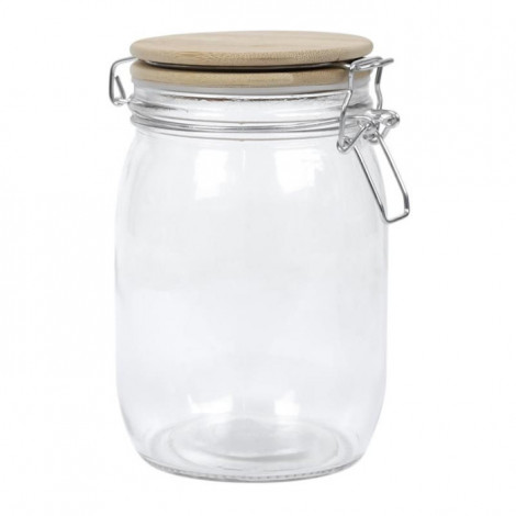 Bocal de Conservation "Nourriture" 1L Transparent|Boites de Rangement|Paris Prix