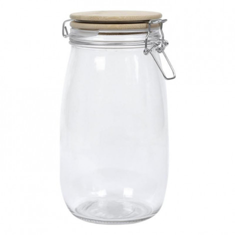 Bocal de Conservation "Nourriture" 1,5L Transparent|Boites de Rangement|Paris Prix
