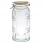 Bocal de Conservation "Bambou" 2,7L Transparent|Boites de Rangement|Paris Prix