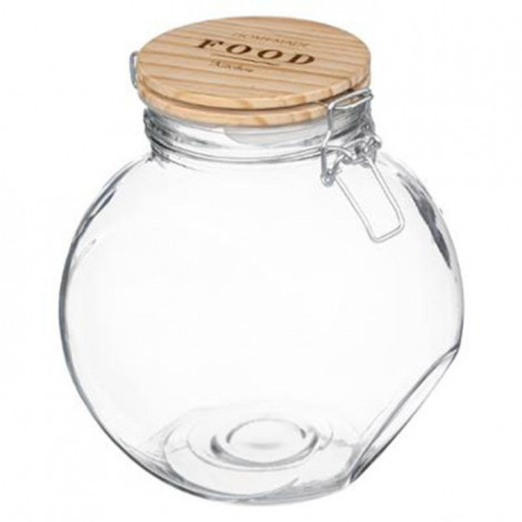 Bocal en Verre "Wording" 2,2L Transparent|Boites de Rangement|Paris Prix