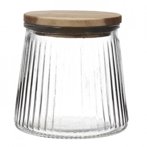 Bocal en Verre Design "Acacia" 65cl Transparent|Boites de Rangement|Paris Prix