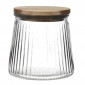 Bocal en Verre Design "Acacia" 65cl Transparent|Boites de Rangement|Paris Prix