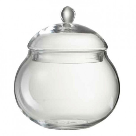 Bocal en Verre Design "Boule" 23cm Transparent|Boites de Rangement|Paris Prix