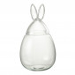 Bocal Design en Verre "Lapin" 39cm Transparent|Boites de Rangement|Paris Prix