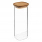 Bocal en Verre "Hermet" 2L Transparent|Boites de Rangement|Paris Prix