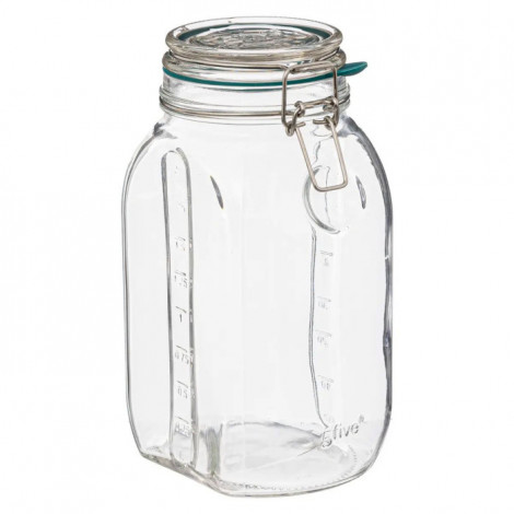 Bocal en Verre Gradué "Jarro" 2L Transparent|Boites de Rangement|Paris Prix