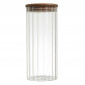 Bocal de Conservation en Verre "Jim" 110cl Transparent|Boites de Rangement|Paris Prix