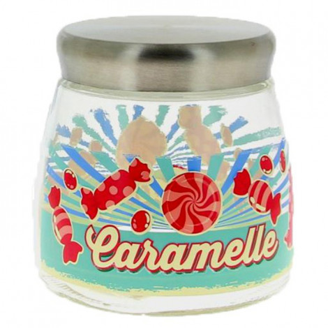Bocal en Verre "Bio Vintage" 1L Multicolore|Boites de Rangement|Paris Prix