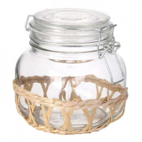 Bocal en Verre "Mirage" 75cl Transparent|Boites de Rangement|Paris Prix