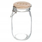 Bocal en Verre "Wording" 1,5L Transparent|Boites de Rangement|Paris Prix