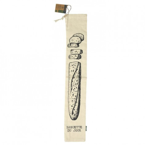 Sac à Pain en Toile "Baguette" 70cm Beige|Boites de Rangement|Paris Prix