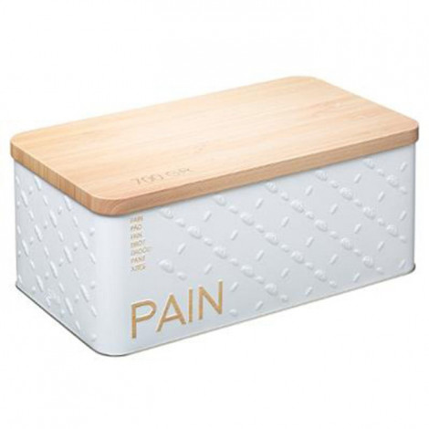 Boîte à Pain "Scandi" 31cm Blanc|Boites de Rangement|Paris Prix