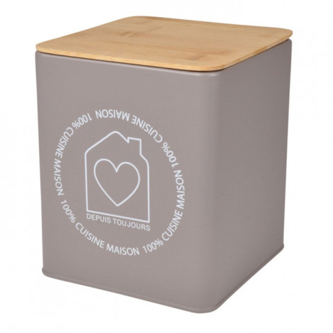 Boîte de Conservation "Graphic" 16cm Taupe|Boites de Rangement|Paris Prix