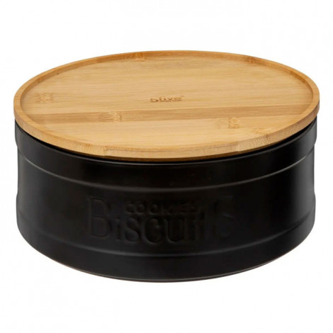 Boîte à Biscuit "Natureo" 22cm Noir|Boites de Rangement|Paris Prix