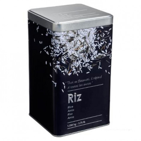 Boîte à Riz "Relief II" 18cm Noir|Boites de Rangement|Paris Prix
