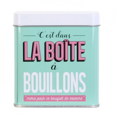 Boîte de Conservation "Ma Boîte à Bouillons" 10cm Vert|Boites de Rangement|Paris Prix