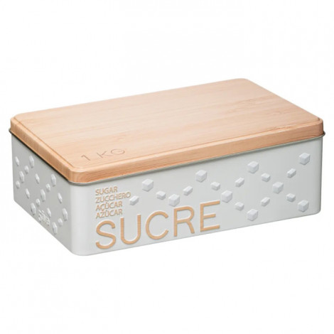 Boîte à Sucre en Morceaux "Scandi" 20cm Blanc|Boites de Rangement|Paris Prix